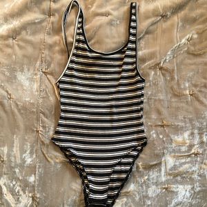 Striped Body Suit